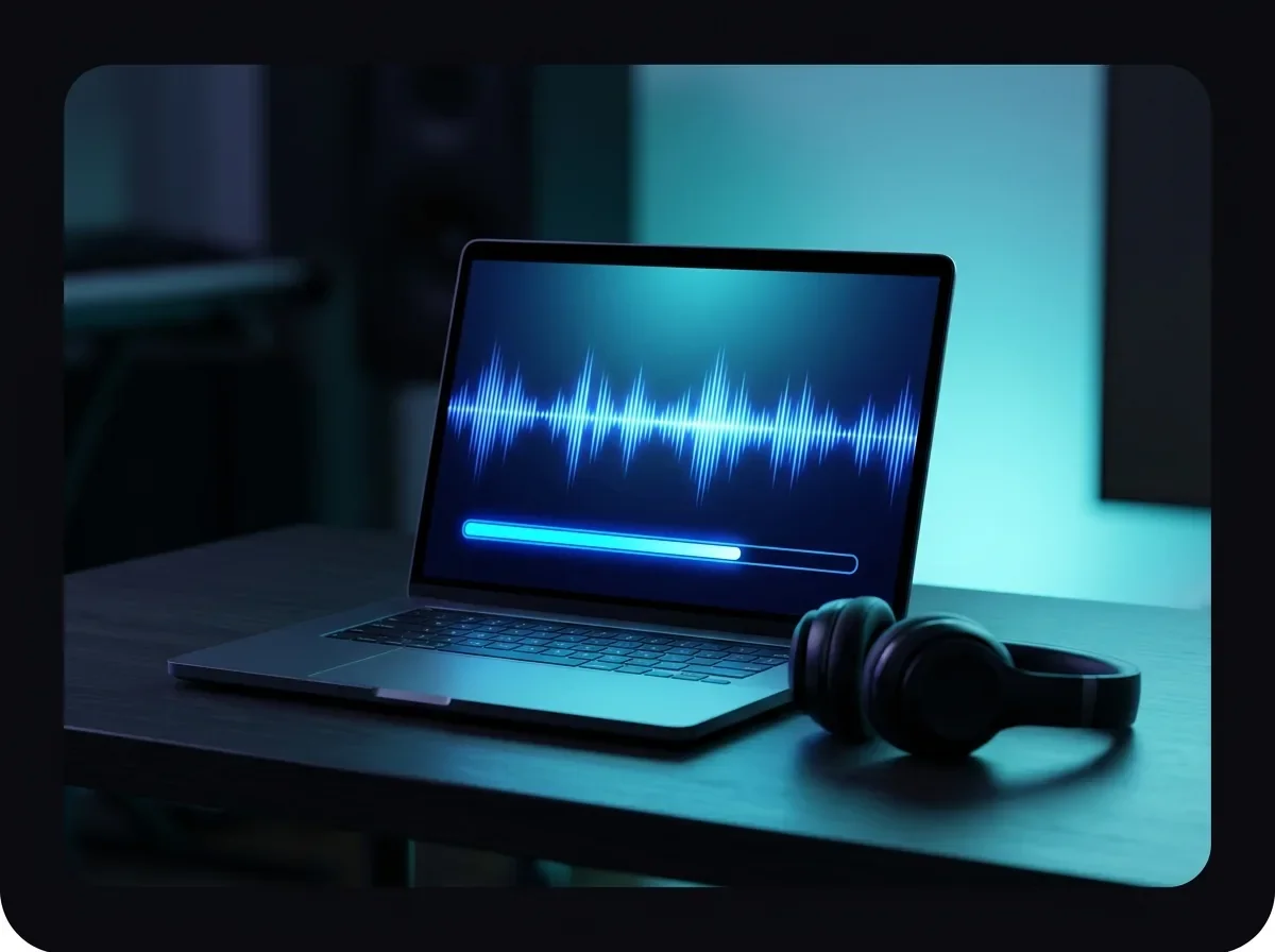 AI creating a song from text